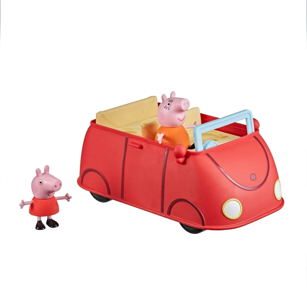 Peppa Pig, Car Vehicle, Includes 2 Figures, Red, Baby and Toddler Toy - Picture 3 of 5